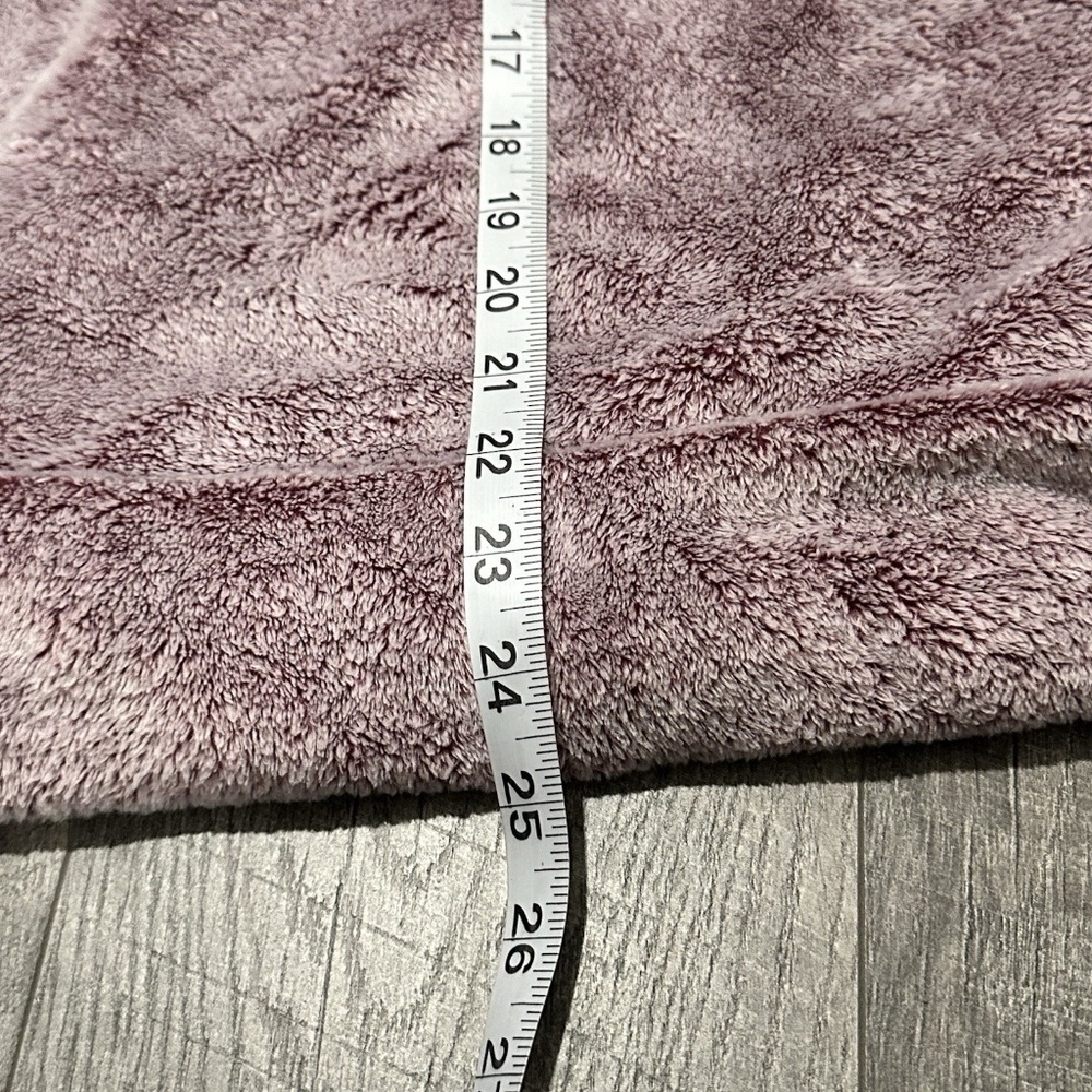 Purple Fluffy Sweater Winter Comfy Cozy Women's Large Pullover Top Soft medium - Picture 5 of 8